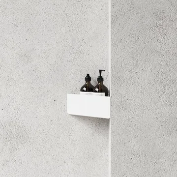 Nichba Duschablage - White, Ecke - Nichba