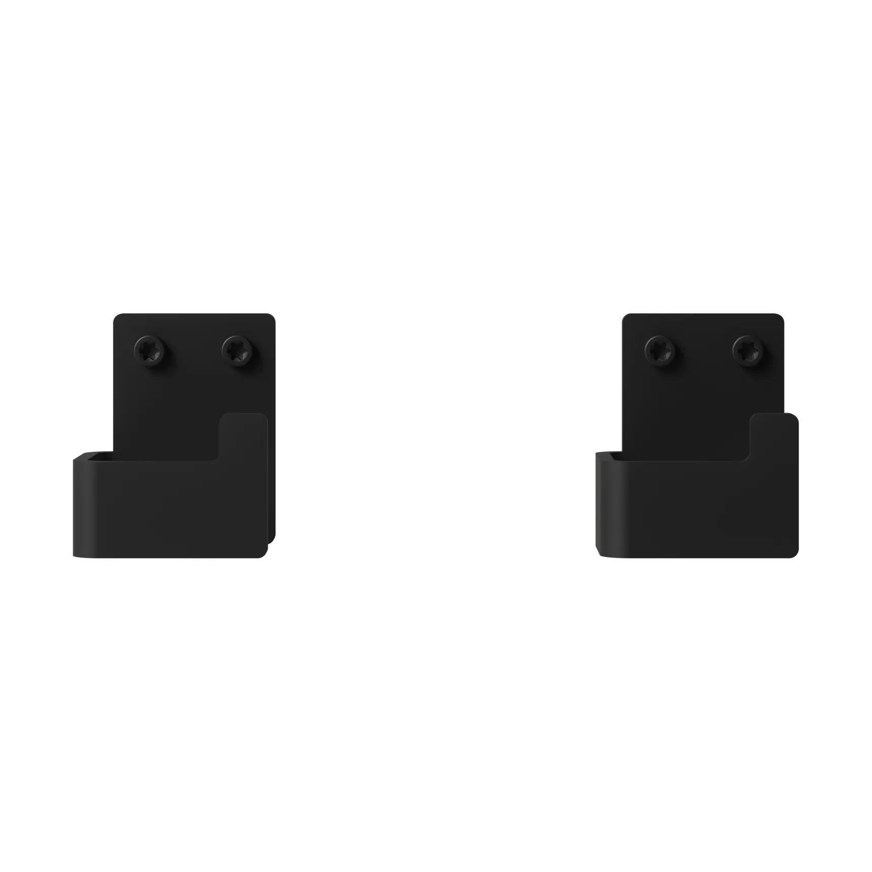 Nichba Handtuchhaken, Schwarz, 2er-Pack Nichba