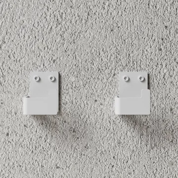 Nichba Handtuchhaken - Weiß, 2er-Pack - Nichba