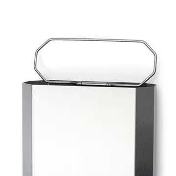 Nichba Papierkorb - Gebürsteter Edelstahl, 12 l - Nichba