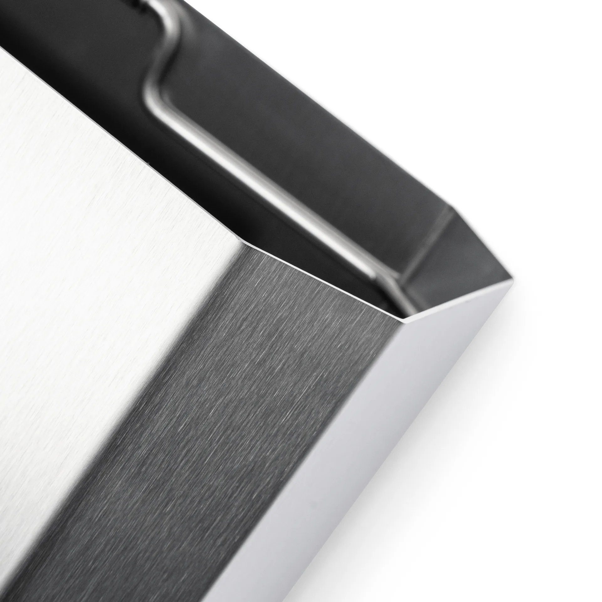 Nichba Papierkorb, Gebürsteter Edelstahl, 12 l Nichba