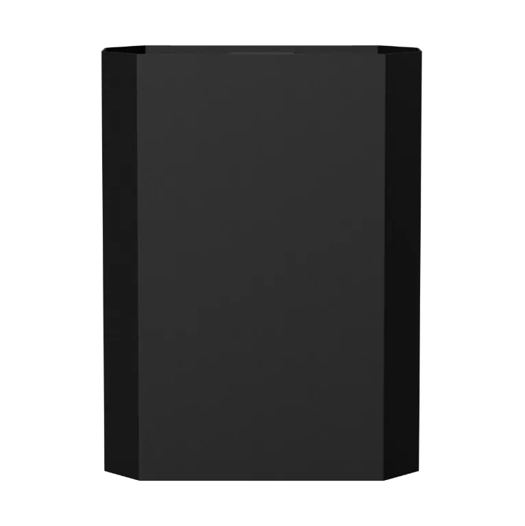 Nichba Papierkorb, Schwarz, 12 l Nichba