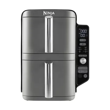 Ninja Air Fryer SL400EU Double Stack XL - 2 Schubladen 9,5 L - Schwarz - Ninja