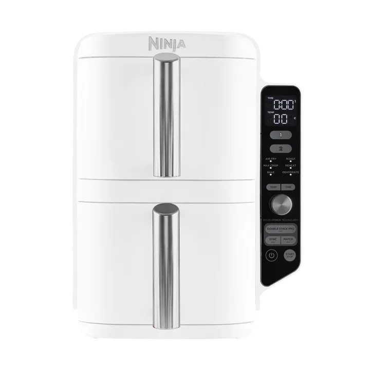 Ninja Air Fryer SL400EUWH Double Stack XL- 2 Schubladen 9,5 l - Weiß - Ninja