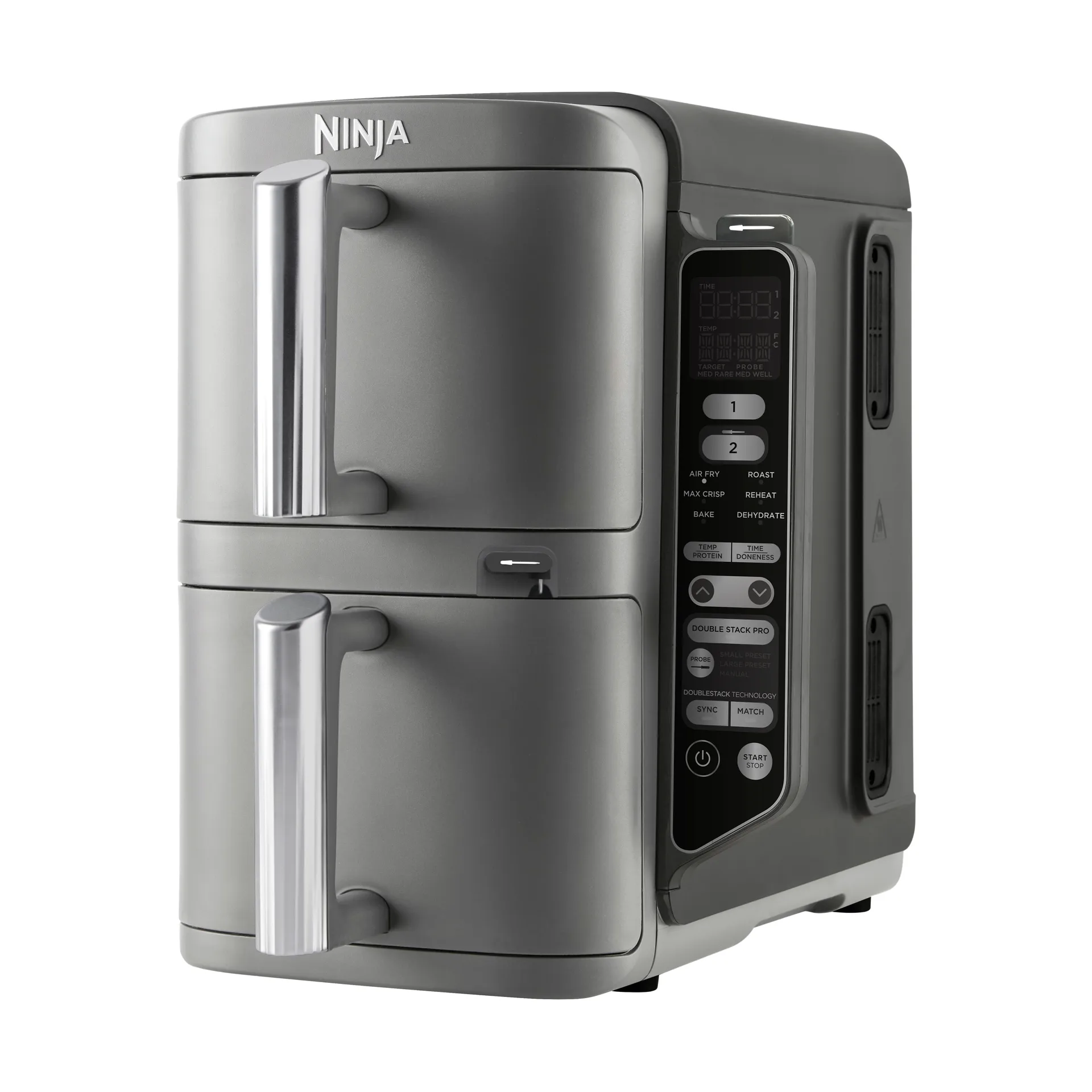 Ninja Air Fryer SL451EU Stacked Dual Zone XL 9,5 L, Schwarz Ninja