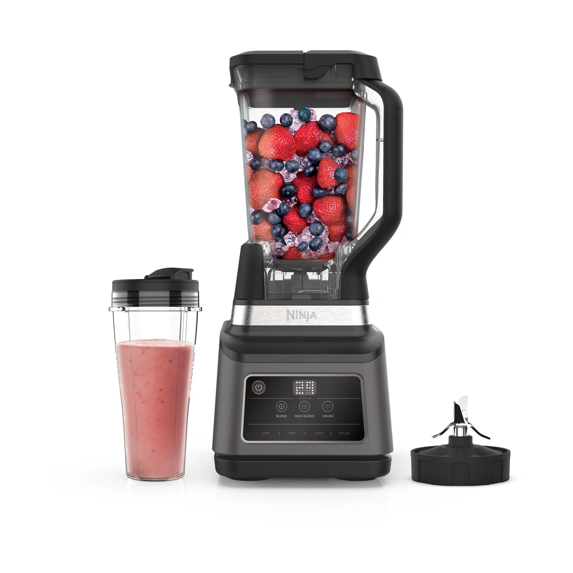 Ninja BN750 2-in-1 Blender mit Auto-iQ, Schwarz Ninja