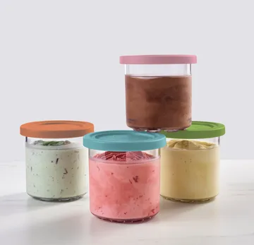 Ninja CREAMi 4-teilig Zusatzbecher 470 ml für NC300EU - Blau/Rosa/Grün/Braun - Ninja