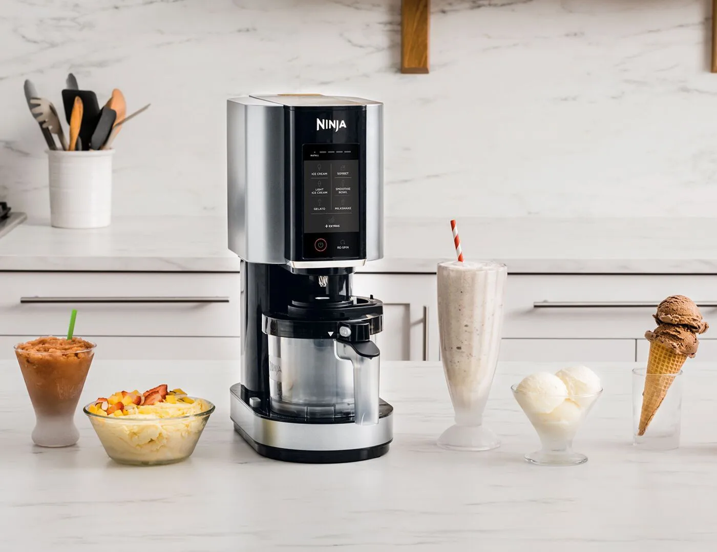 Ninja CREAMi NC302EU Eis- und Dessertmaschine, Black Ninja