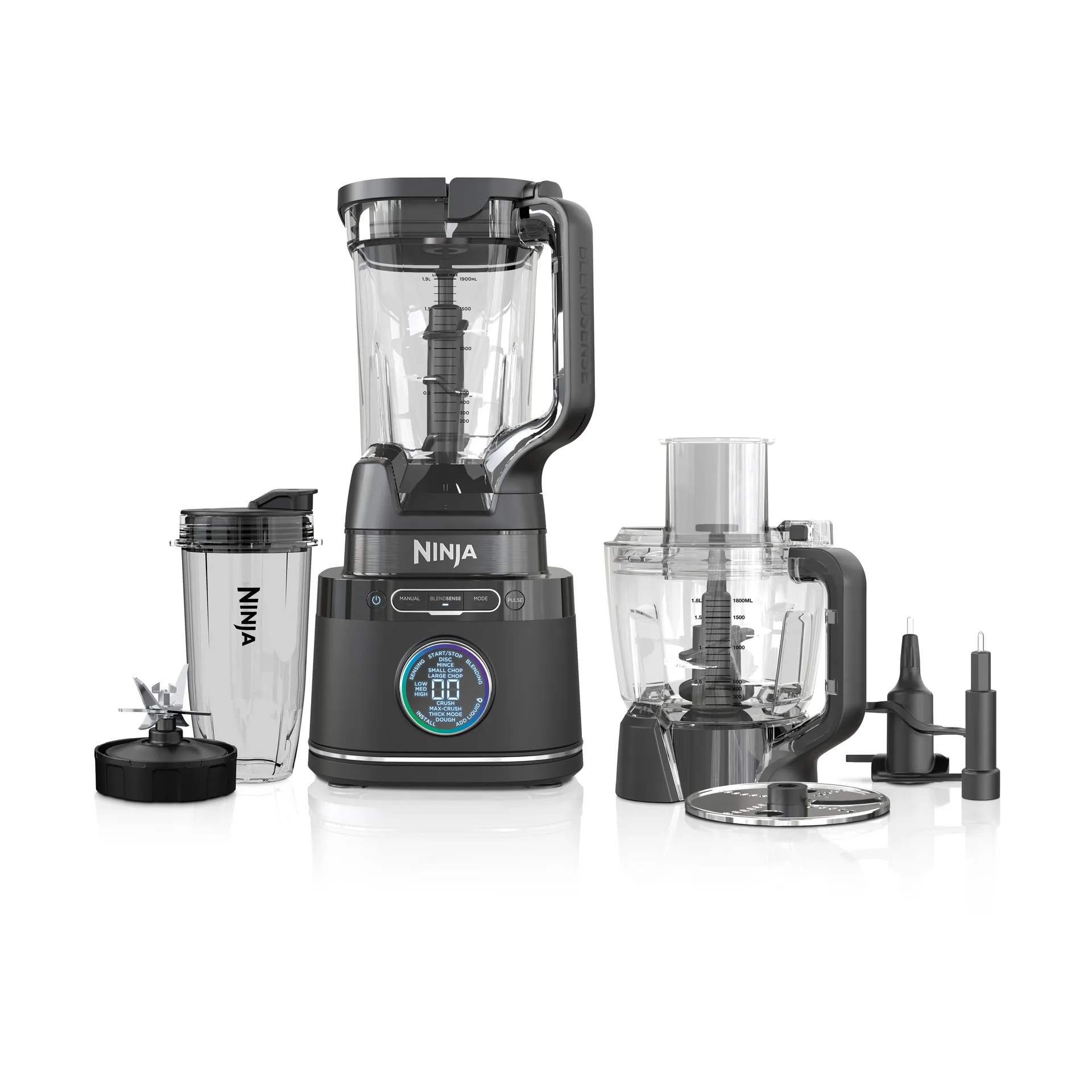 Ninja Detect TB401EU Power Blender Küchenmaschine Pro, Schwarz Ninja