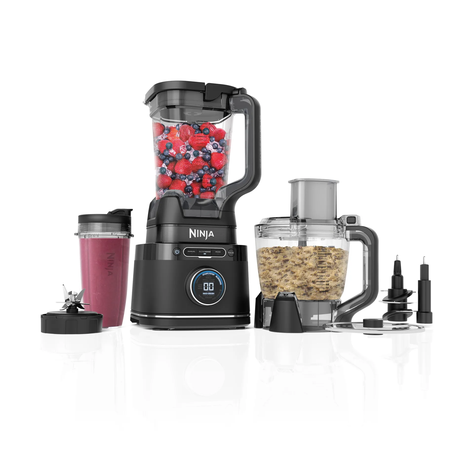 Ninja Detect TB401EU Power Blender Küchenmaschine Pro, Schwarz Ninja