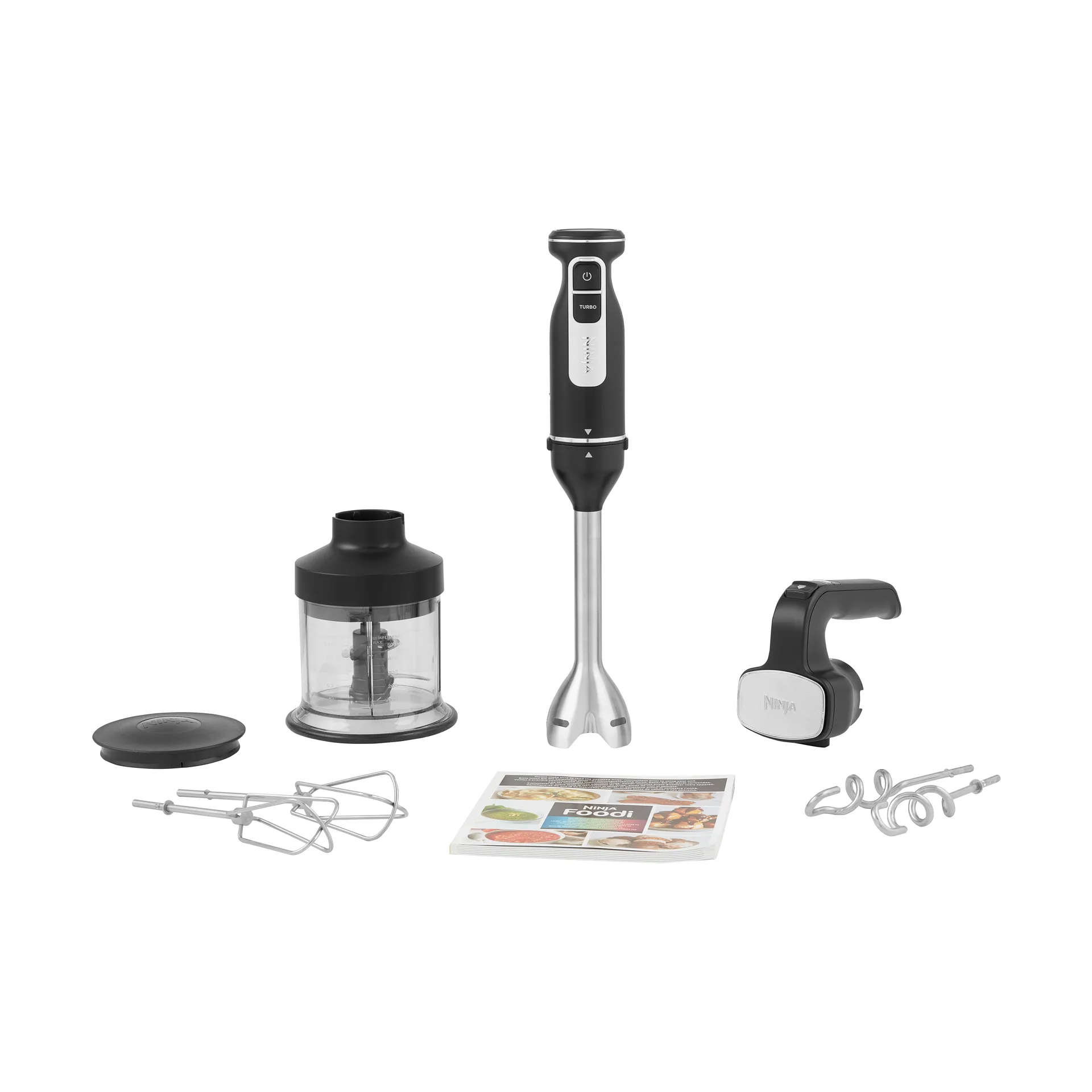 Ninja Foodi CI100 3-in-1 Stabmixer-Set, Schwarz Ninja