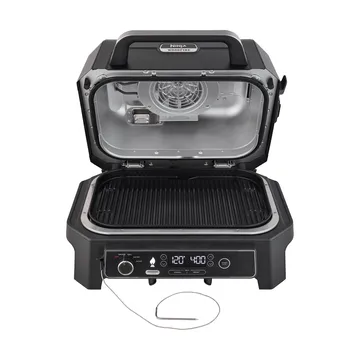 Ninja Woodfire Elektrogrill OG850EU Smart Cook System - Schwarz - Ninja