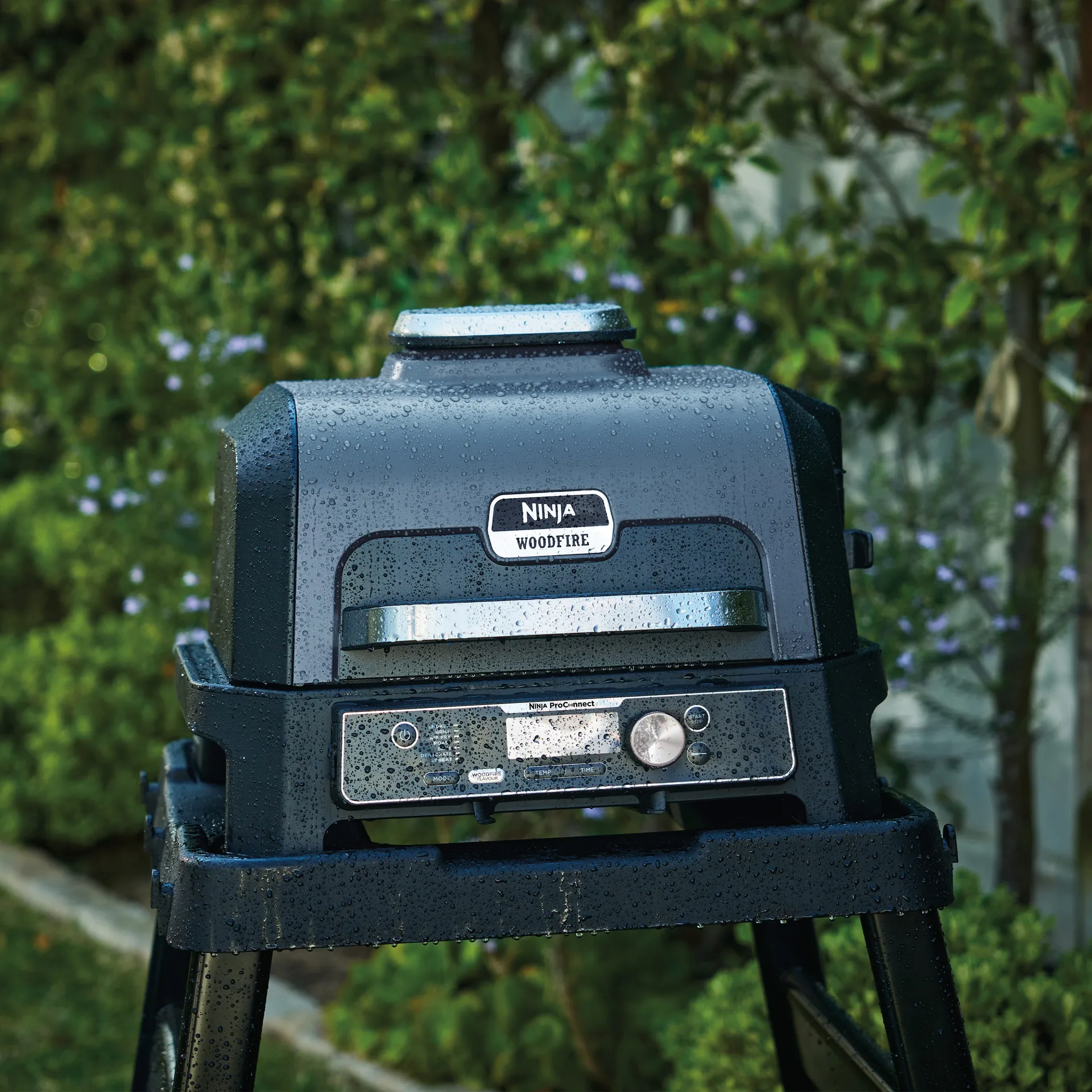 Ninja Woodfire Elektrogrill OG901EU Pro Connect XL, Schwarz Ninja
