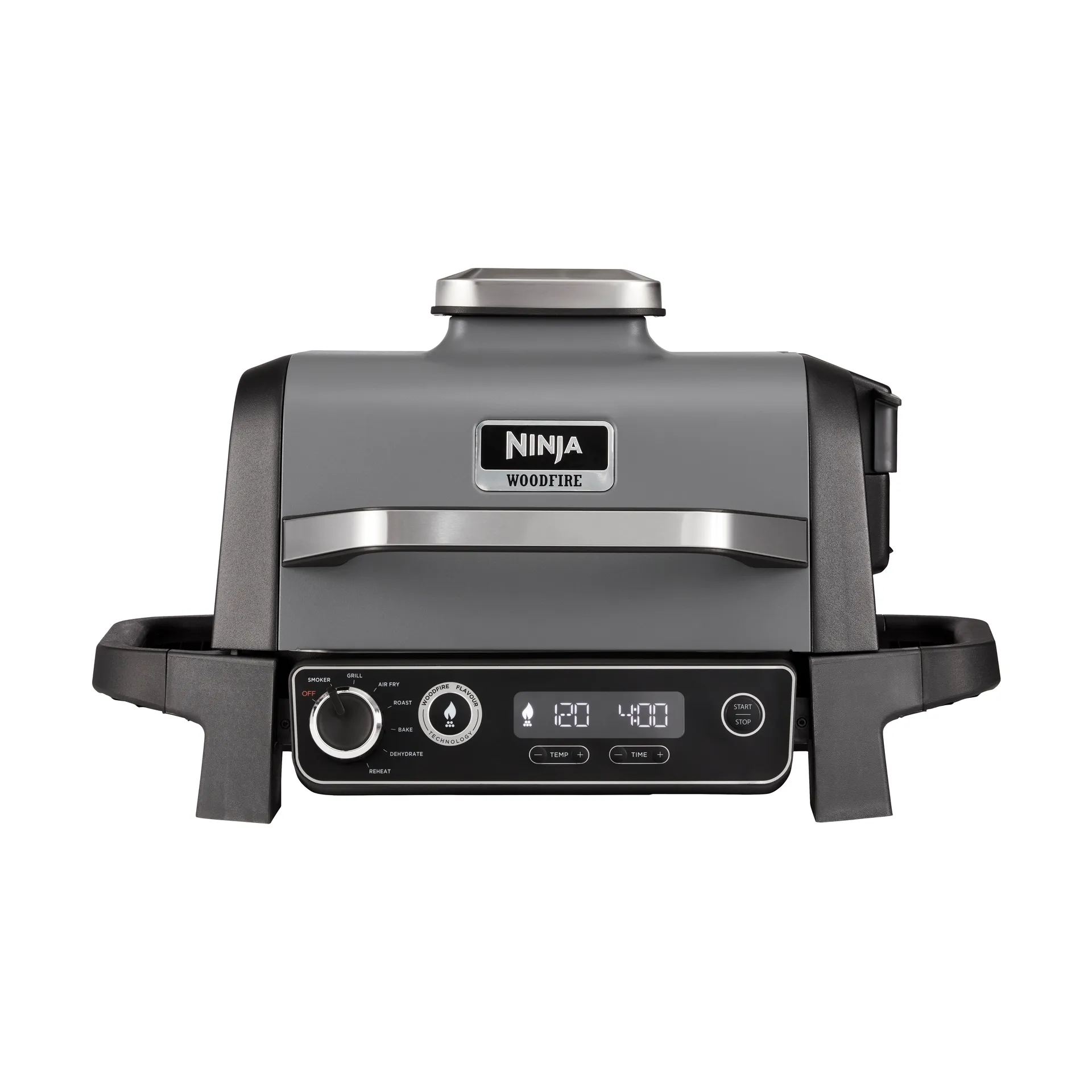 Ninja Woodfire OG701 7-in-1 Elektrogrill 46x46 cm, Schwarz Ninja