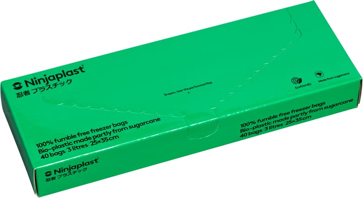 Gefrierbeutel Bioplastik 3 l 40er-Pack, Grün Ninjaplast