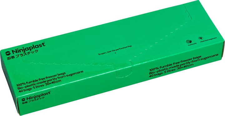 Gefrierbeutel Bioplastik 5 l 40er-Pack, Grün Ninjaplast
