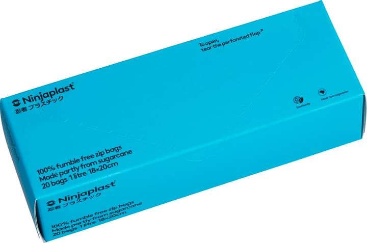 Zip-Beutel 1 l 20er-Pack - Blau - Ninjaplast