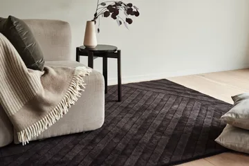 Levels Stripes Wollteppich - Braun, 170x240 cm - NJRD