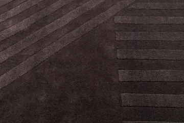 Levels Stripes Wollteppich - Braun, 200x300 cm - NJRD