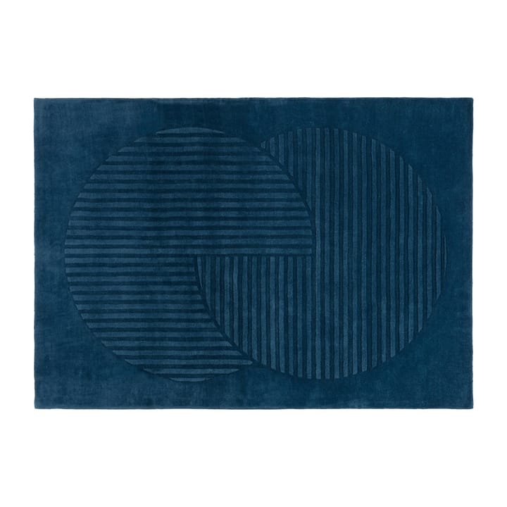 Levels Wollteppich circles blau, 170 x 240cm NJRD