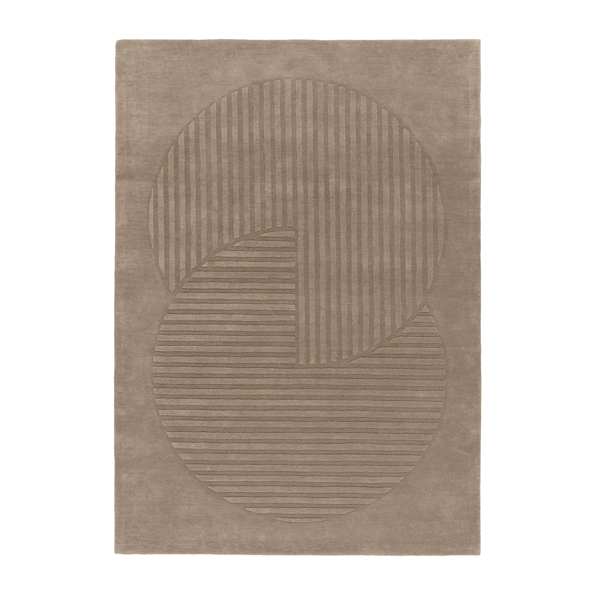 Levels Wollteppich circles mole, 200 x 300cm NJRD