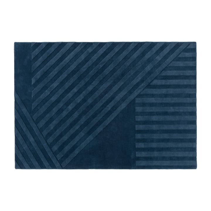 Levels Wollteppich stripes blau, 170 x 240cm NJRD