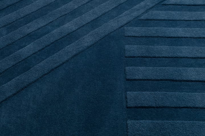 Levels Wollteppich stripes blau, 200 x 300cm NJRD