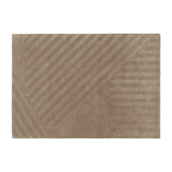Levels Wollteppich stripes grau, 200 x 300cm NJRD