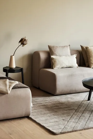 Levels Wollteppich stripes maulwurf - 170 x 240cm - NJRD