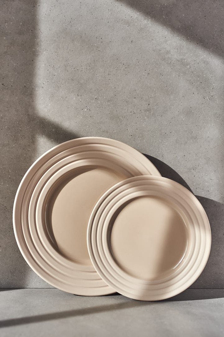 Lines kleiner Teller Ø21cm 6er Pack, Beige NJRD