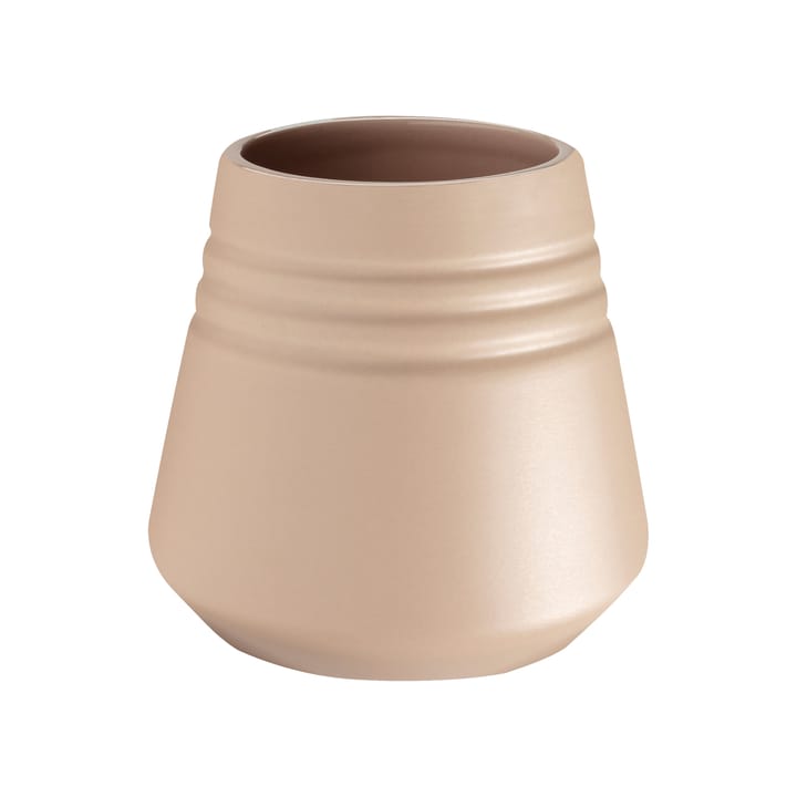 Lines Vase 8cm, Beige NJRD