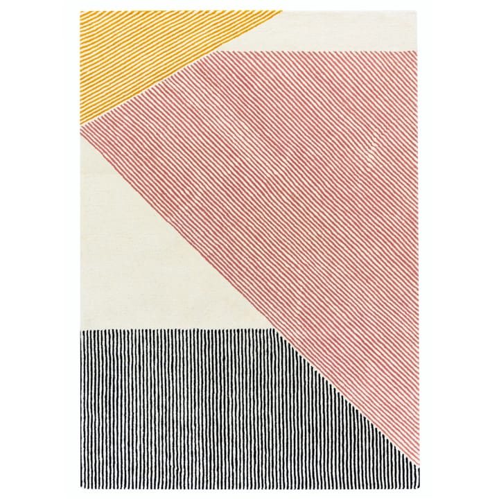 Stripes Wollteppich rosa, 200 x 300cm NJRD