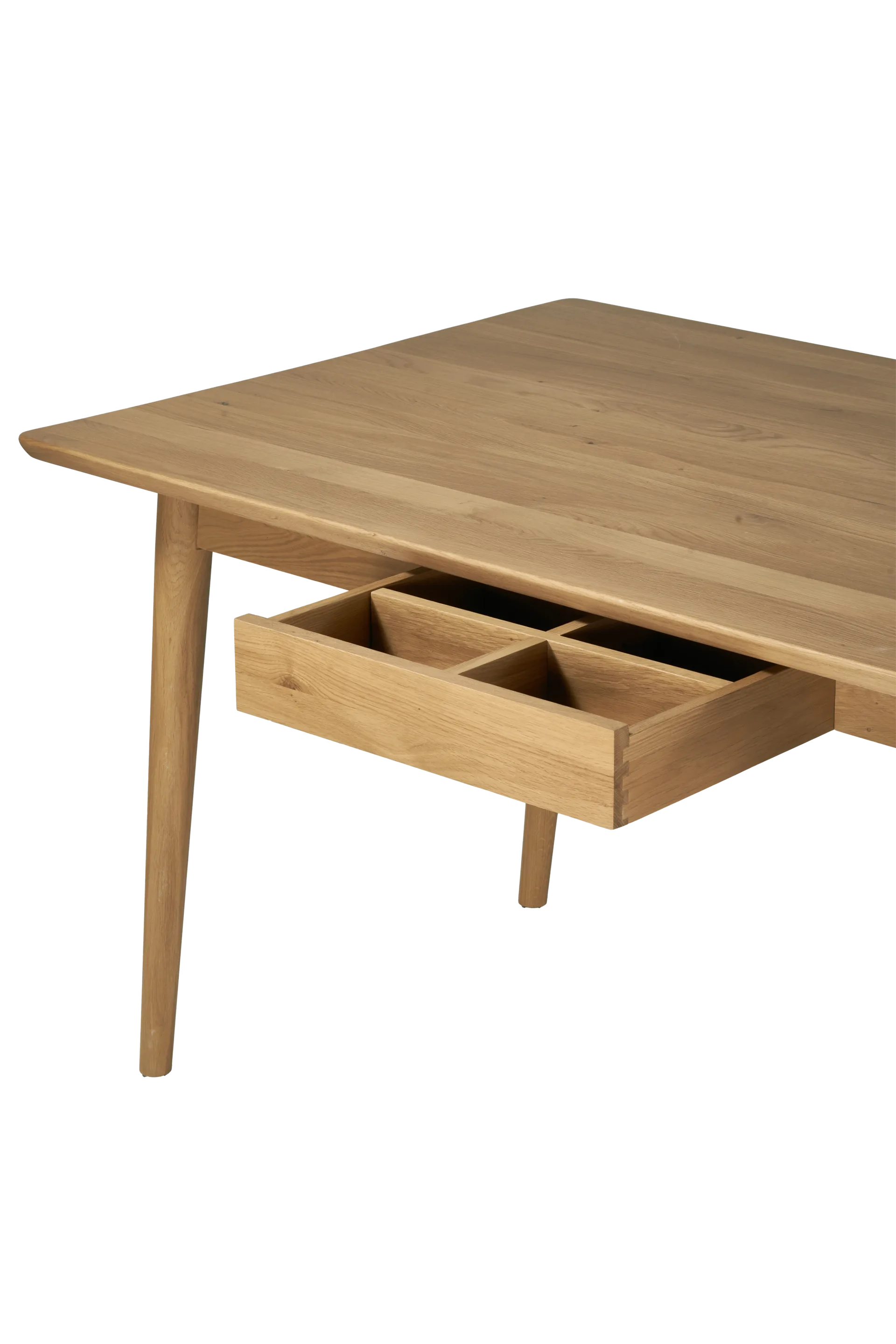 VIOR Esstisch 90x120 cm, Eiche lackiert NJRD