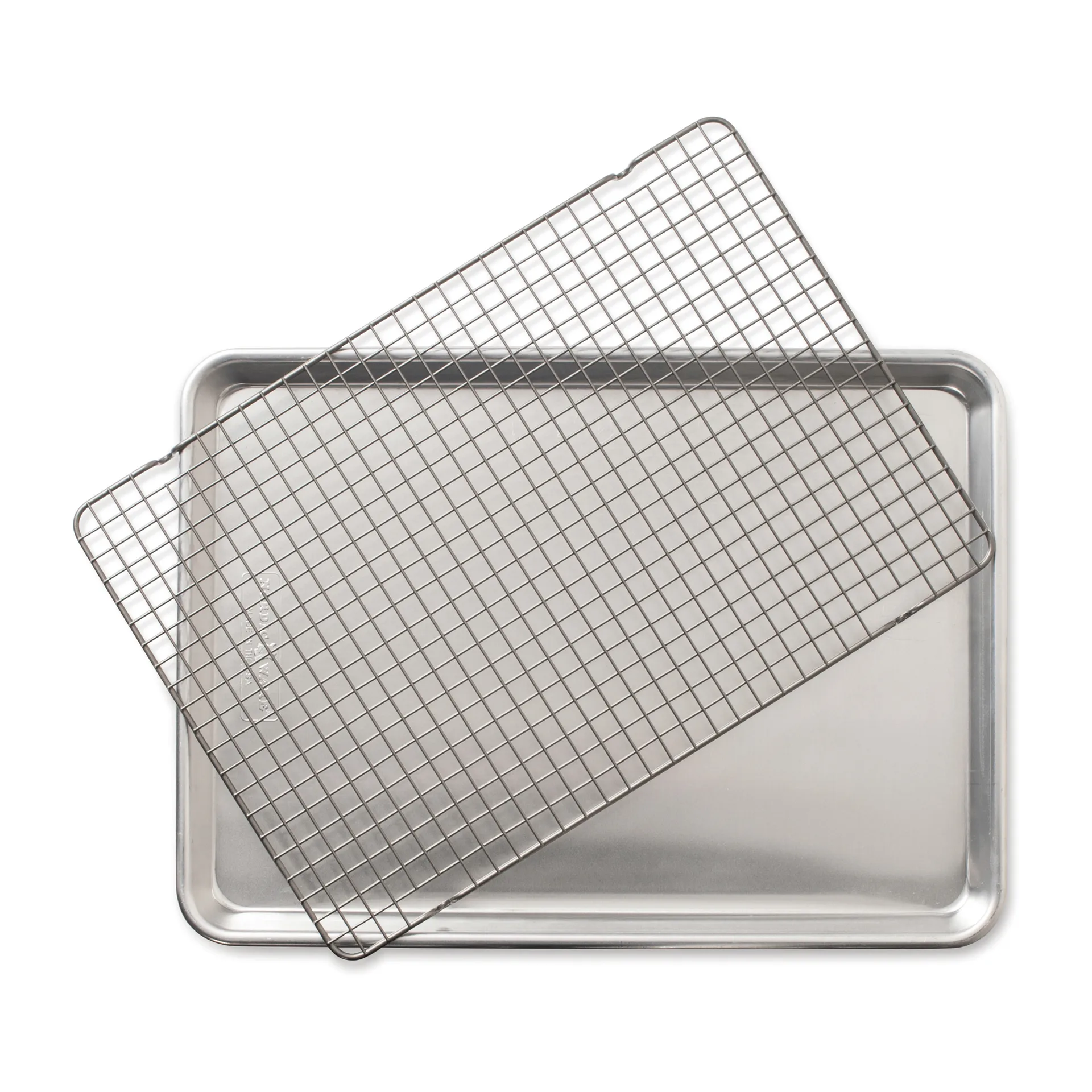 Nordic Ware Naturals Backblech mit Grillgitter, 32,7 x 45,4cm Nordic Ware