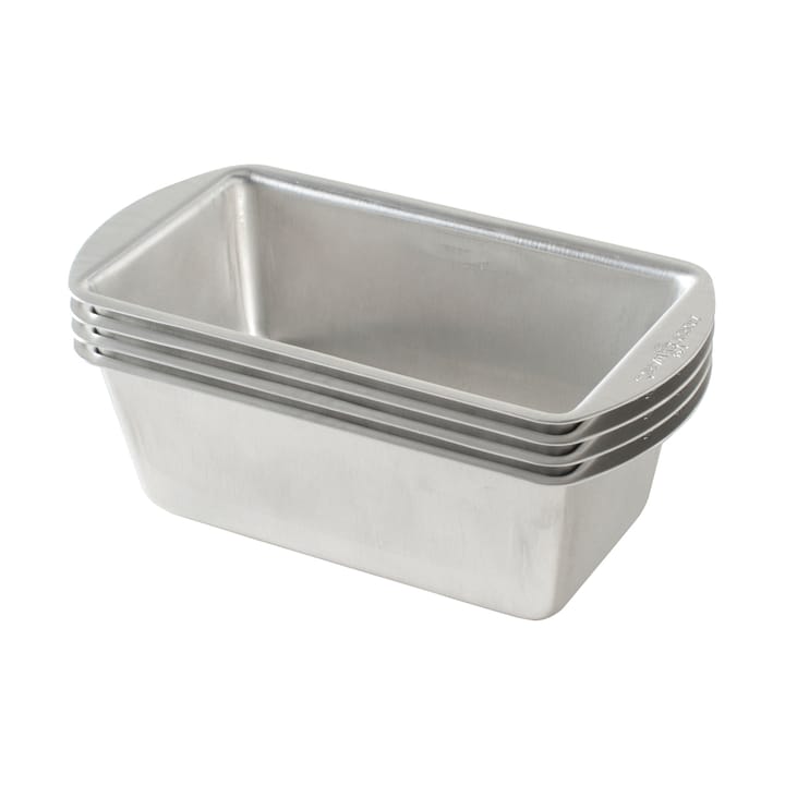 Nordic Ware Naturals Mini Loaf Brotform 4er Pack - Aluminium - Nordic Ware