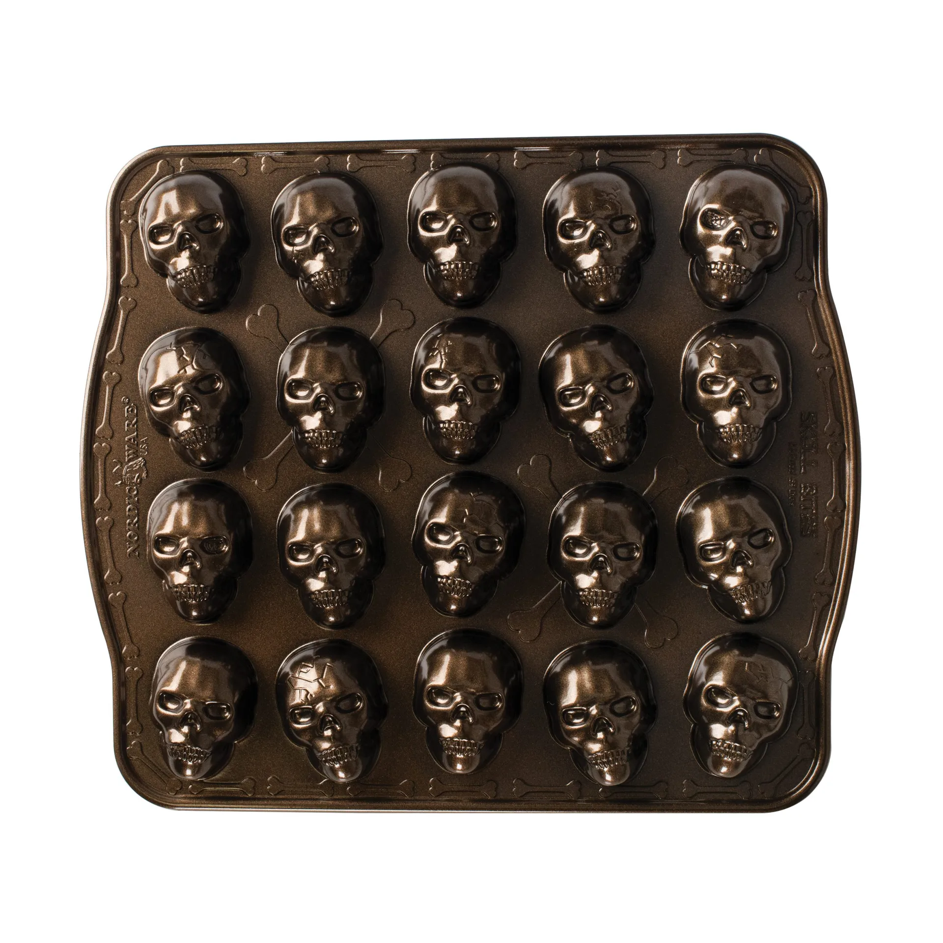 Nordic Ware Skull Bites Backform, Bronze Nordic Ware