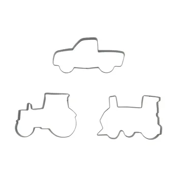 BAKE Lebkuchenausstecher - Fahrzeuge, 3-teilig - Nordwik