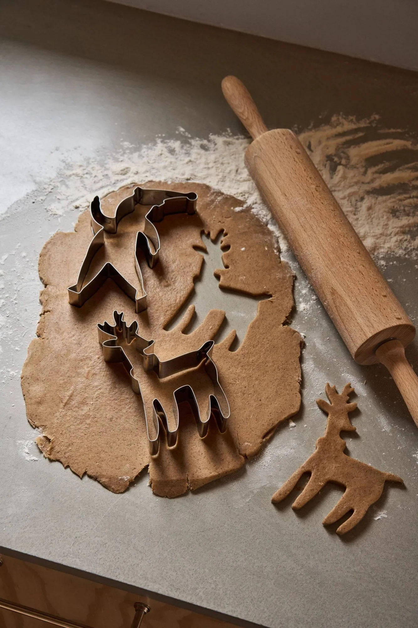 BAKE Lebkuchenausstecher, Weihnachtsmann & Rentier, 2-teilig Nordwik
