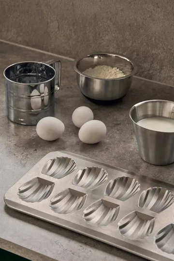 BAKE Madeleineform - Edelstahl, 12 Stück - Nordwik