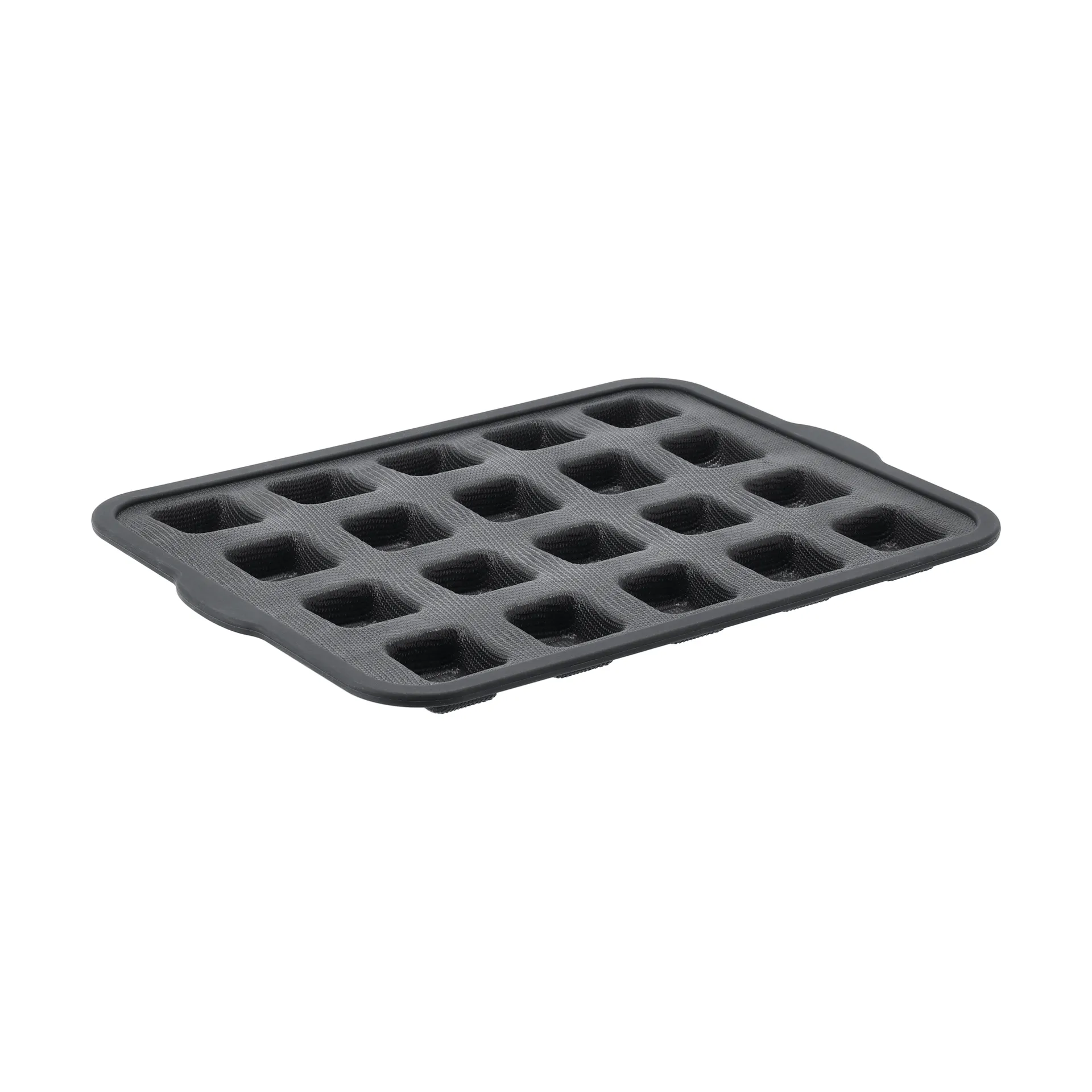 BAKE Silikonform mit verstärktem Rahmen, Quadrat, 20 Stück Nordwik
