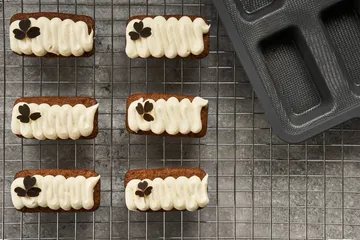 BAKE Silikonform mit verstärktem Rahmen - Rechteckig, 6 Stück, 26,2x22,1 cm - Nordwik