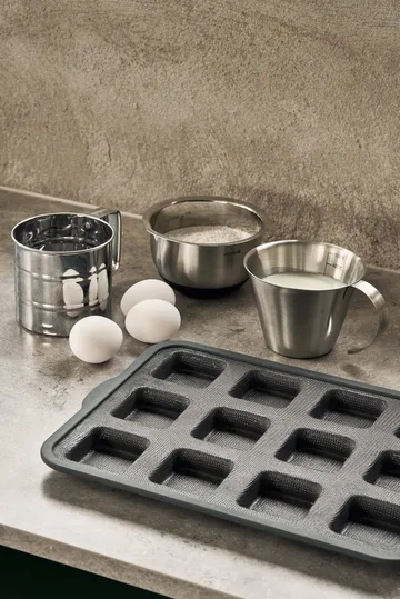 BAKE Silikonform mit verstärktem Rahmen - Rechteckig, 6 Stück, 36x26 cm - Nordwik