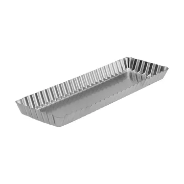 BAKE Tarteform mit herausnehmbarem Boden - Rechteckig, Edelstahl, 35x11 cm - Nordwik