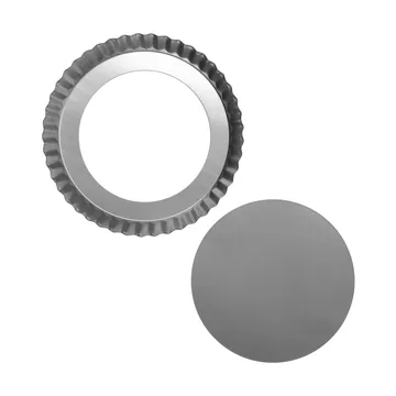 BAKE Tarteform mit herausnehmbarem Boden - Rund, Edelstahl, 24 cm - Nordwik