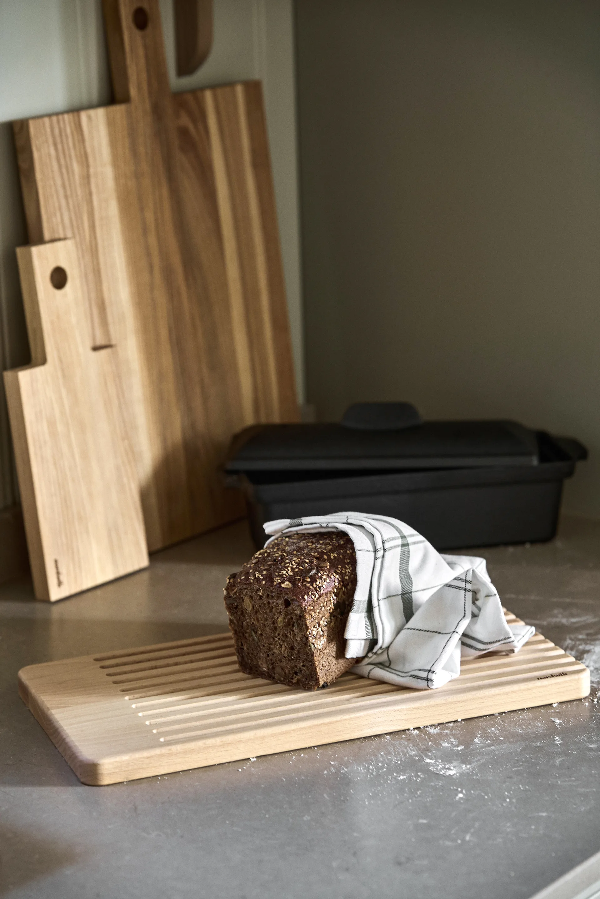 Nordwik Brot-Schneidebrett Buche, 40x20x2cm Nordwik