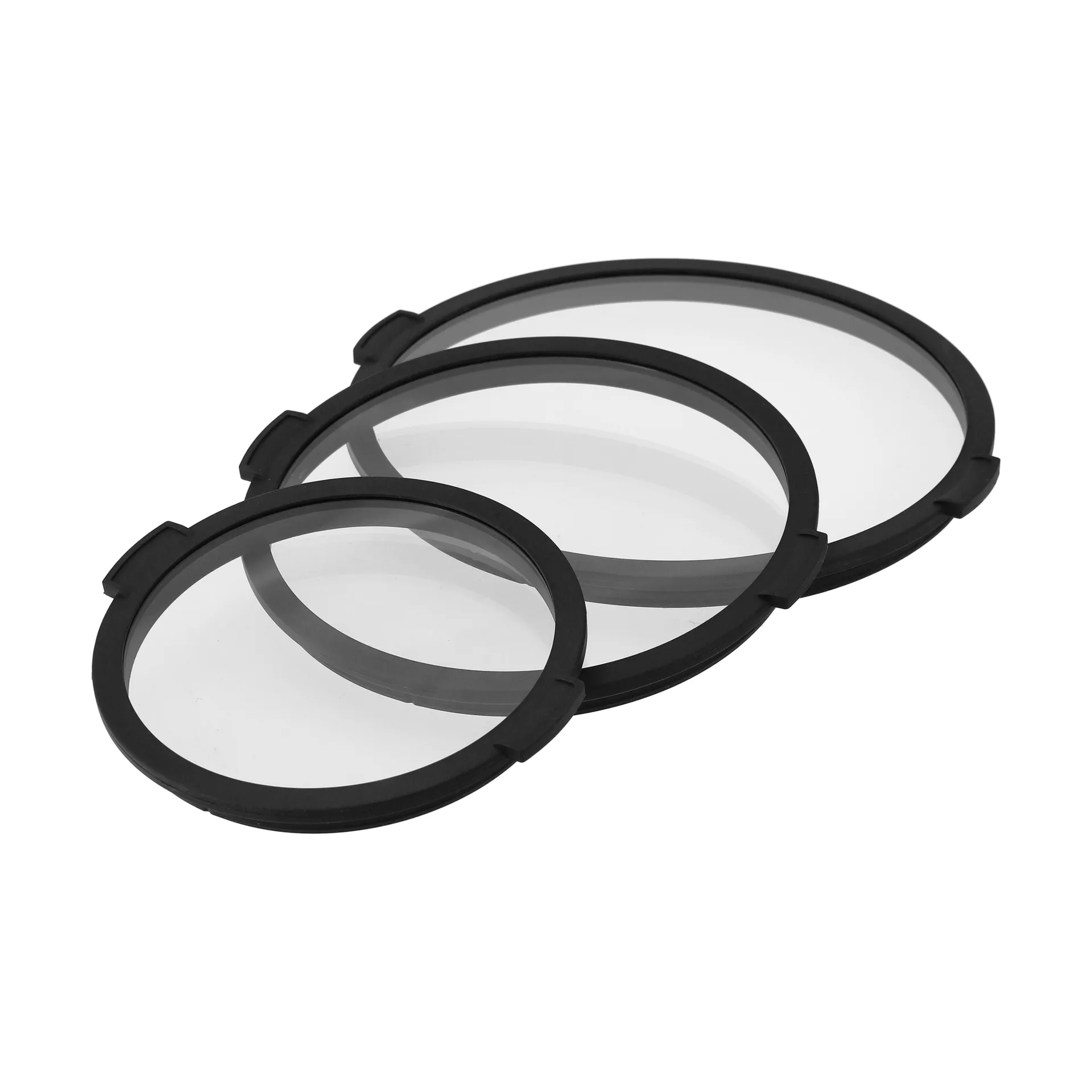 Nordwik Glasdeckel für Schüsseln Premium, 3-teilig Nordwik