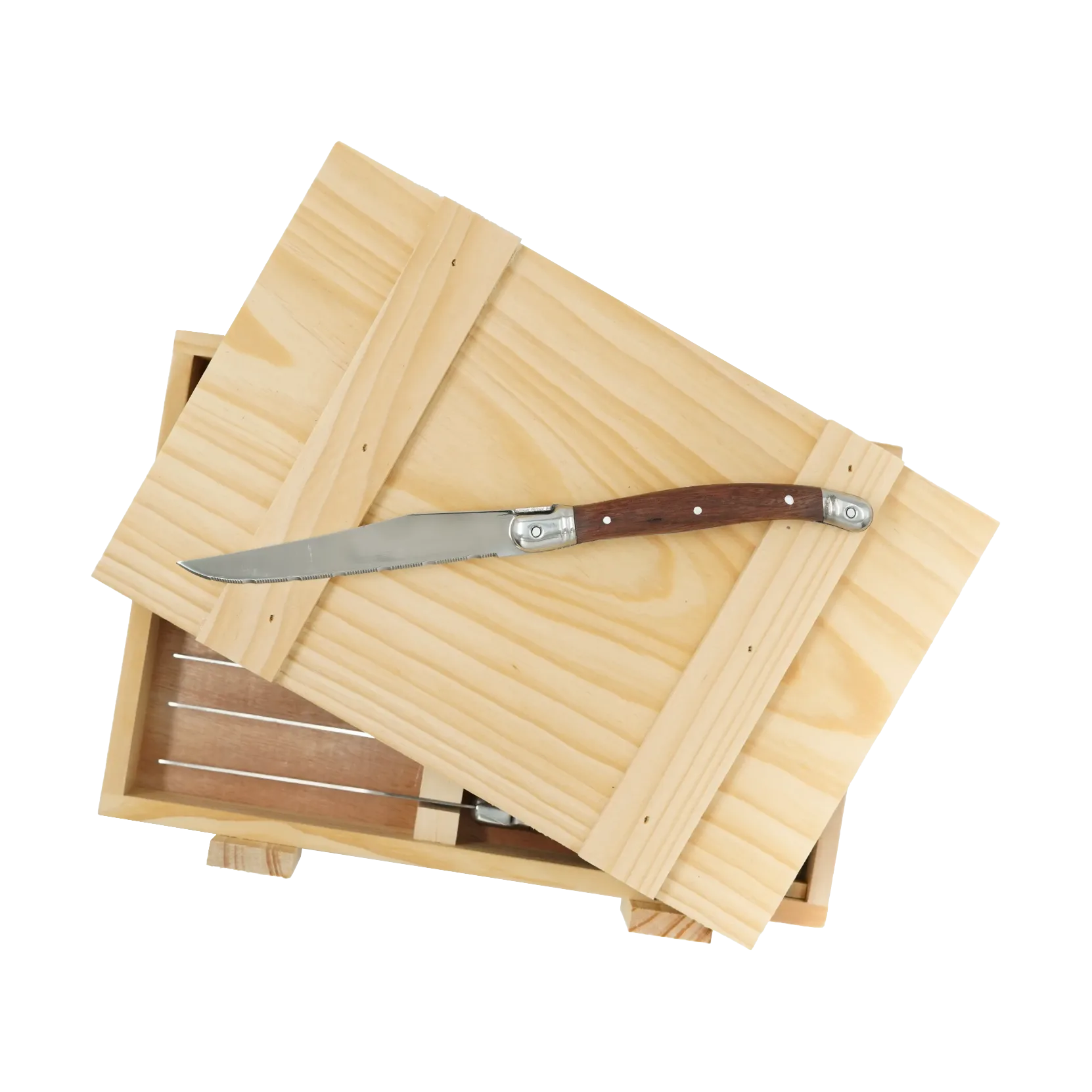 Nordwik Grillmesser 8er-Pack, Edelstahl-holz Nordwik
