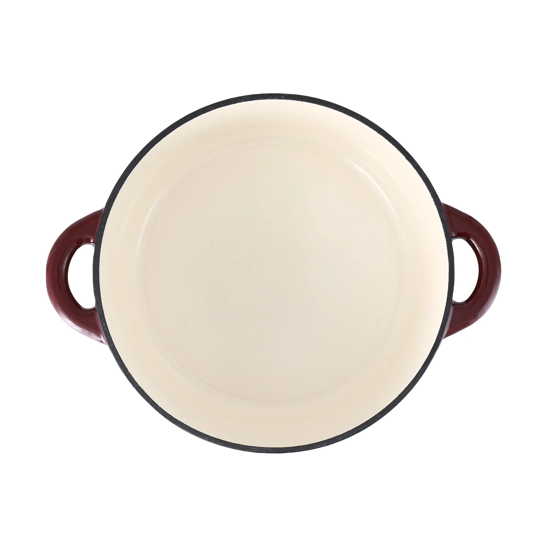 Nordwik Gusseisentopf rund 5 l, Burgundy Nordwik