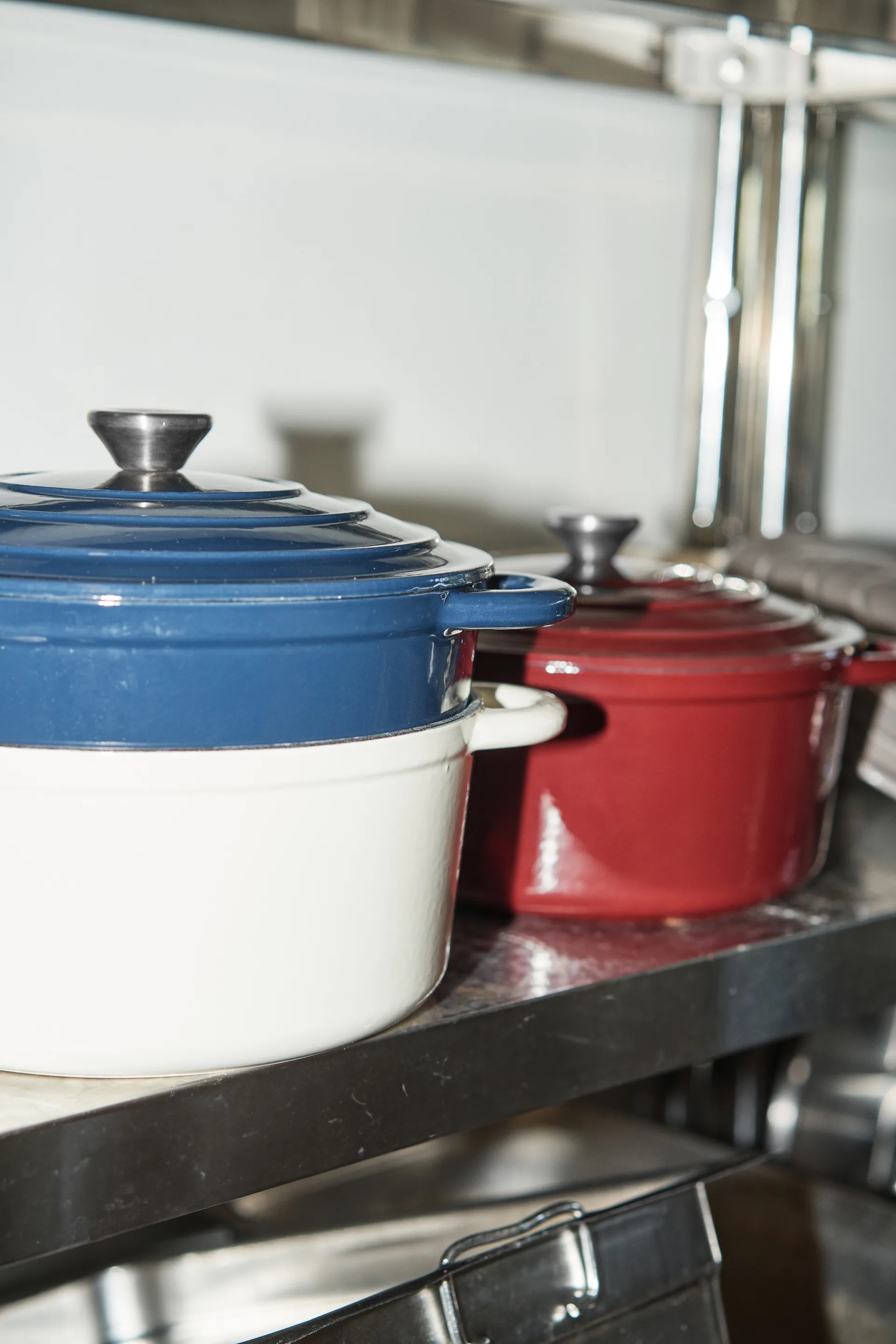 Nordwik Gusseisentopf rund 5 l, Dunkelblau Nordwik