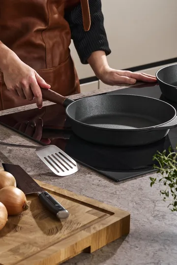 Nordwik gusseiserne Bratpfanne mit Holzgriff - 28 cm - Nordwik